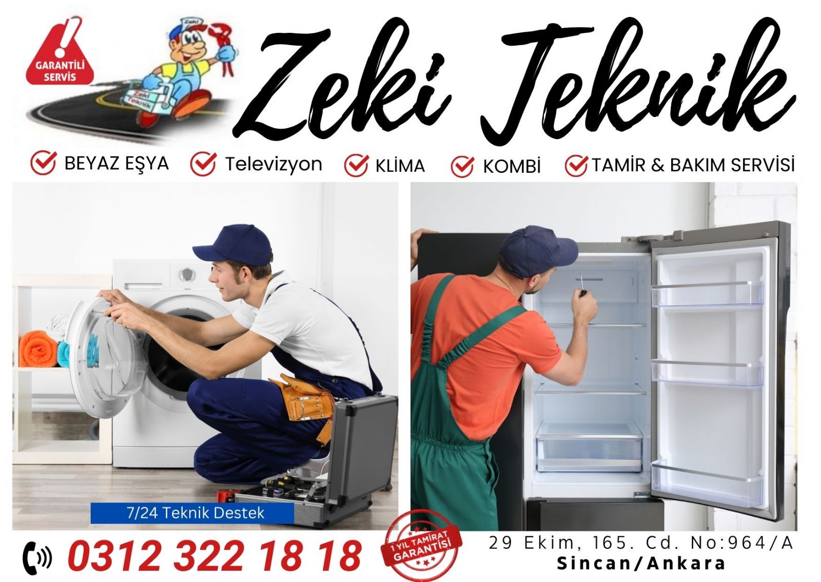 Yenikent Beyaz Eşya Servisi